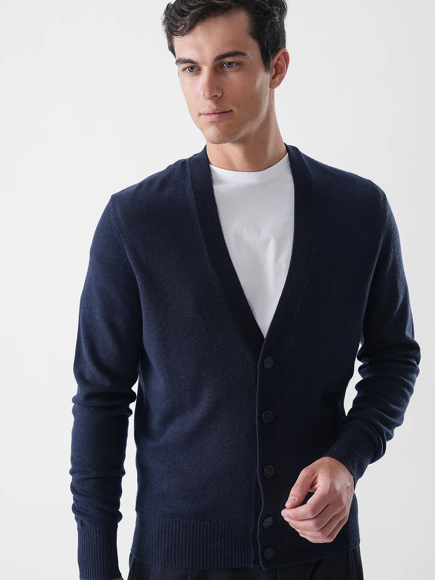 BOSS | Strickjacke | dunkelblau