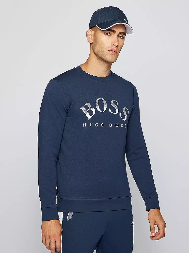 BOSS | Sweater Slim Fit Salbo1 | blau
