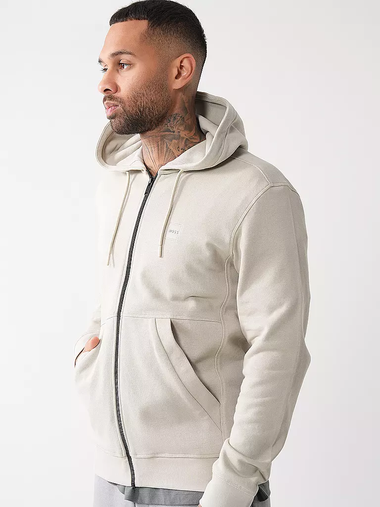 BOSS | Sweatjacke ZETALKY | beige