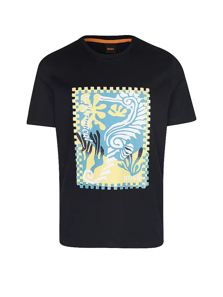 BOSS | T-Shirt  | blau