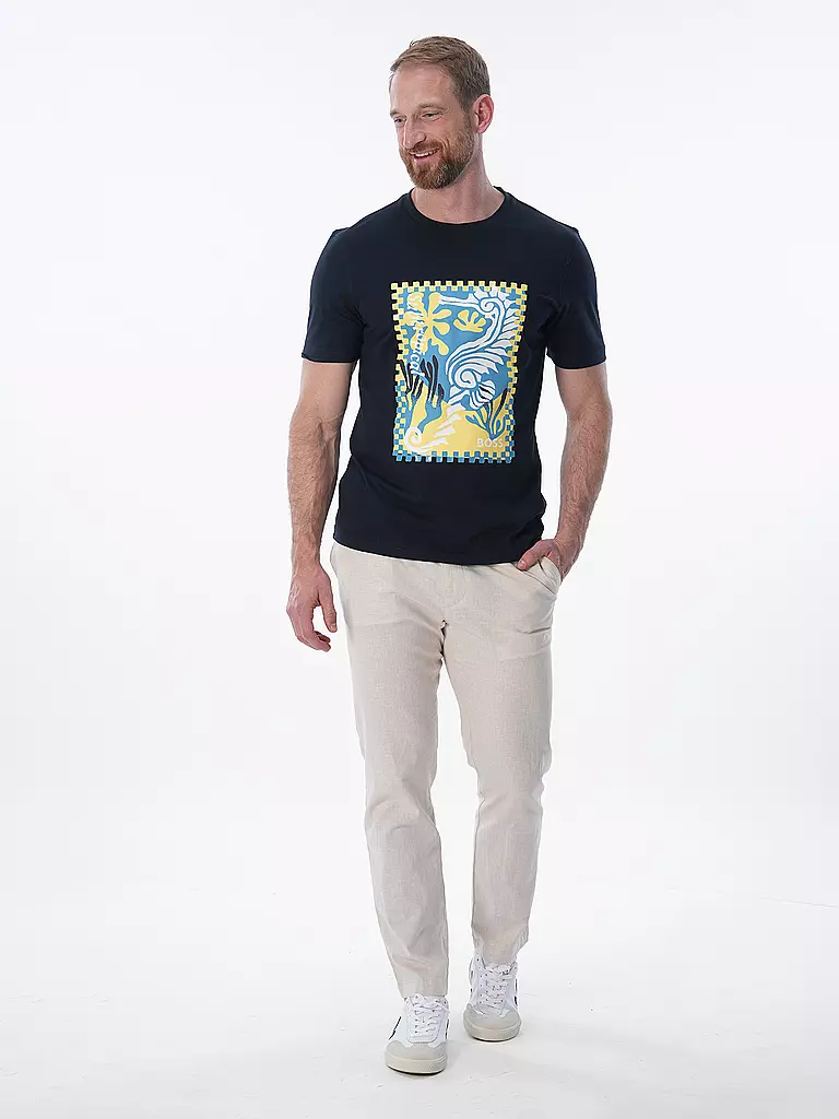 BOSS | T-Shirt  | blau