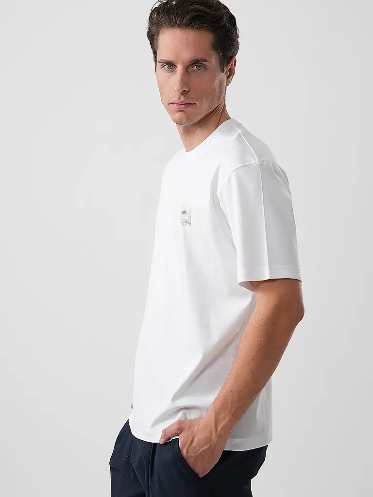 BOSS | T-Shirt  | Weiss