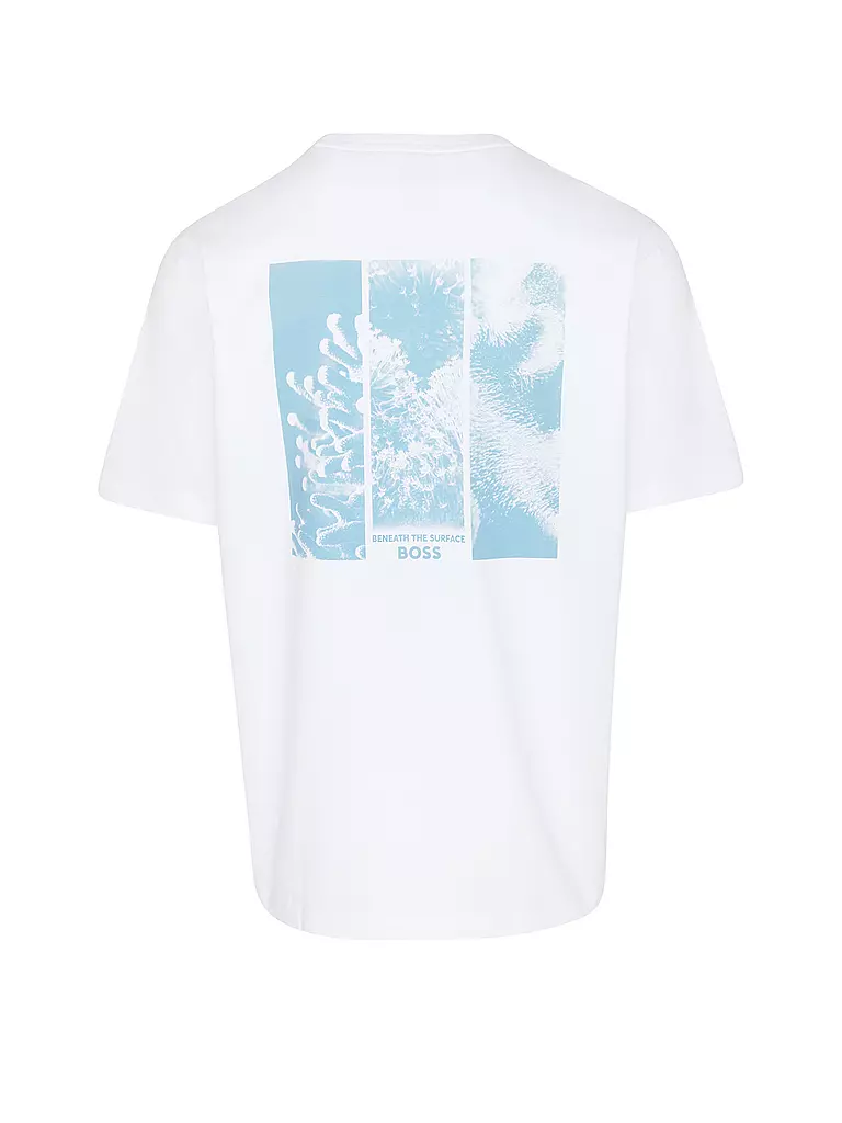 BOSS | T-Shirt Comfort Fit TE_CORAL | weiss