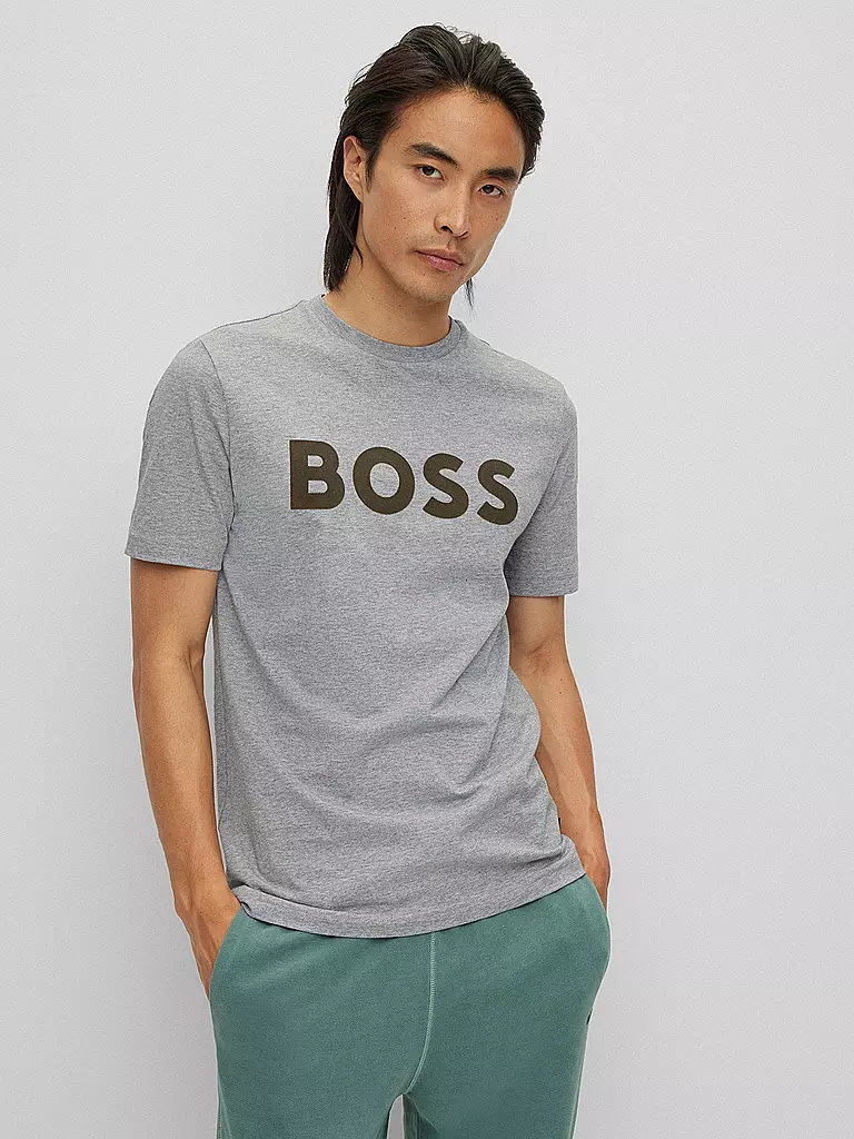 BOSS | T-Shirt MOUNTAIN TIBURT 308 | grau