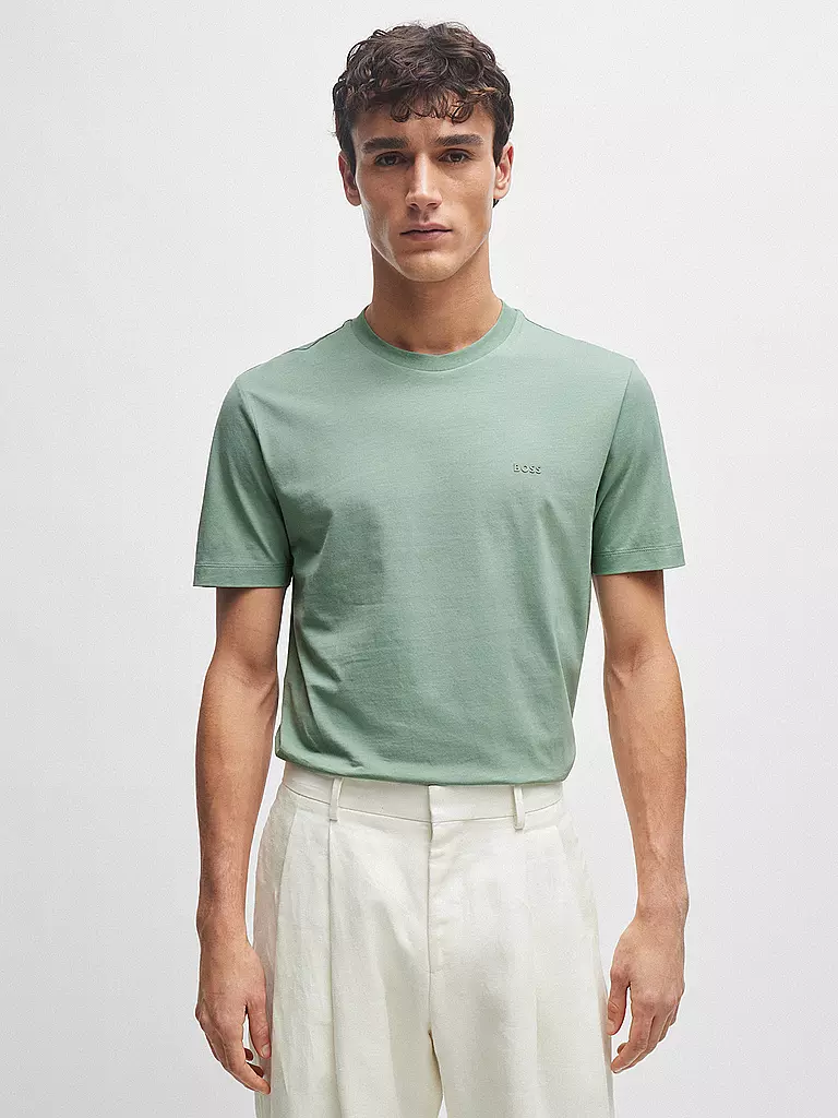 BOSS | T-Shirt Regular Fit THOMPSON 01 | hellblau