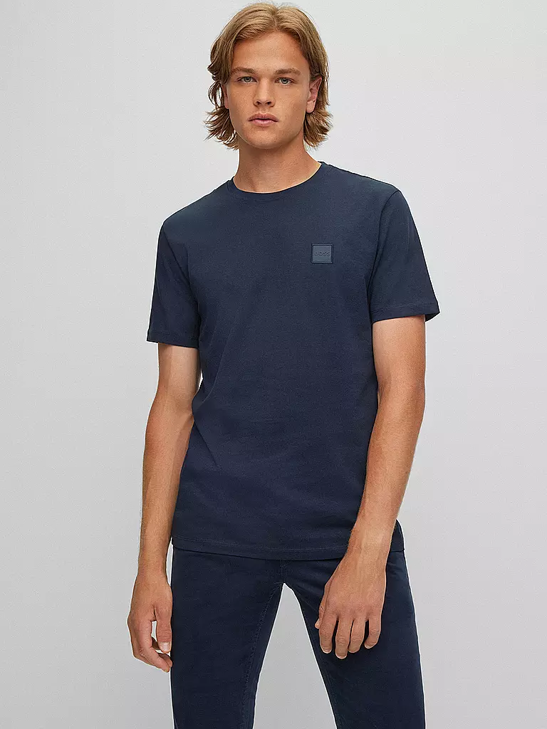 BOSS | T-Shirt Relaxed Fit TALES | blau
