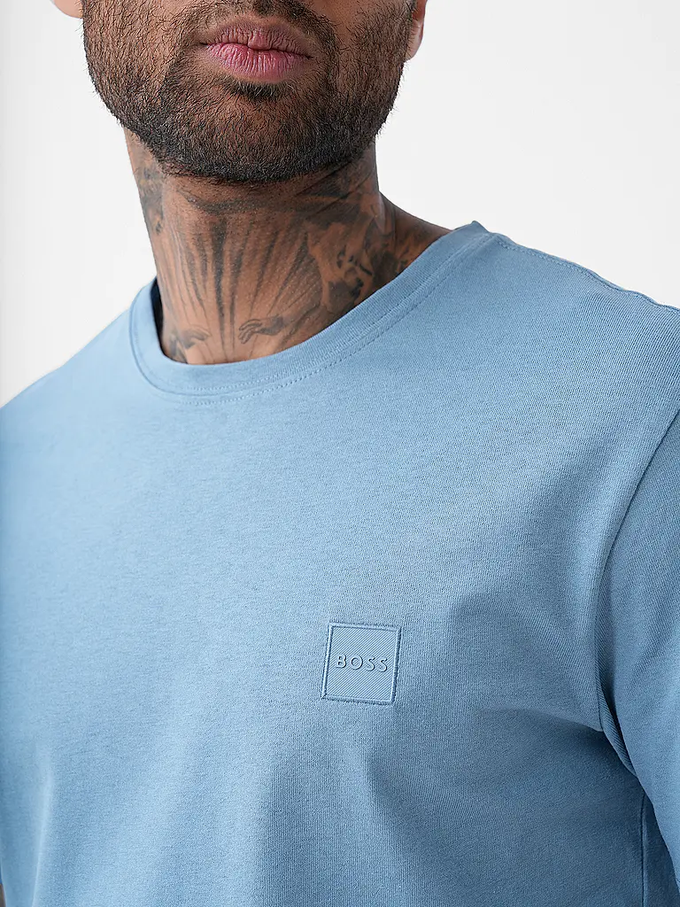 BOSS | T-Shirt Relaxed Fit TALES | Hellblau