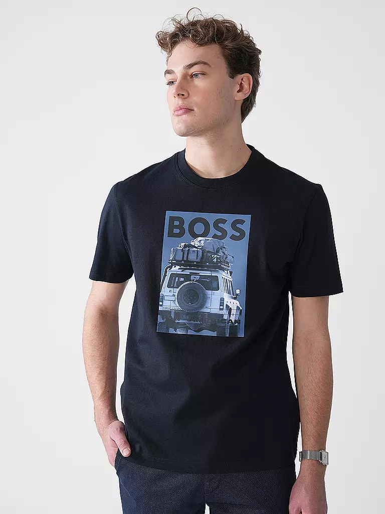 BOSS | T-Shirt TE_MEXTOUR | blau