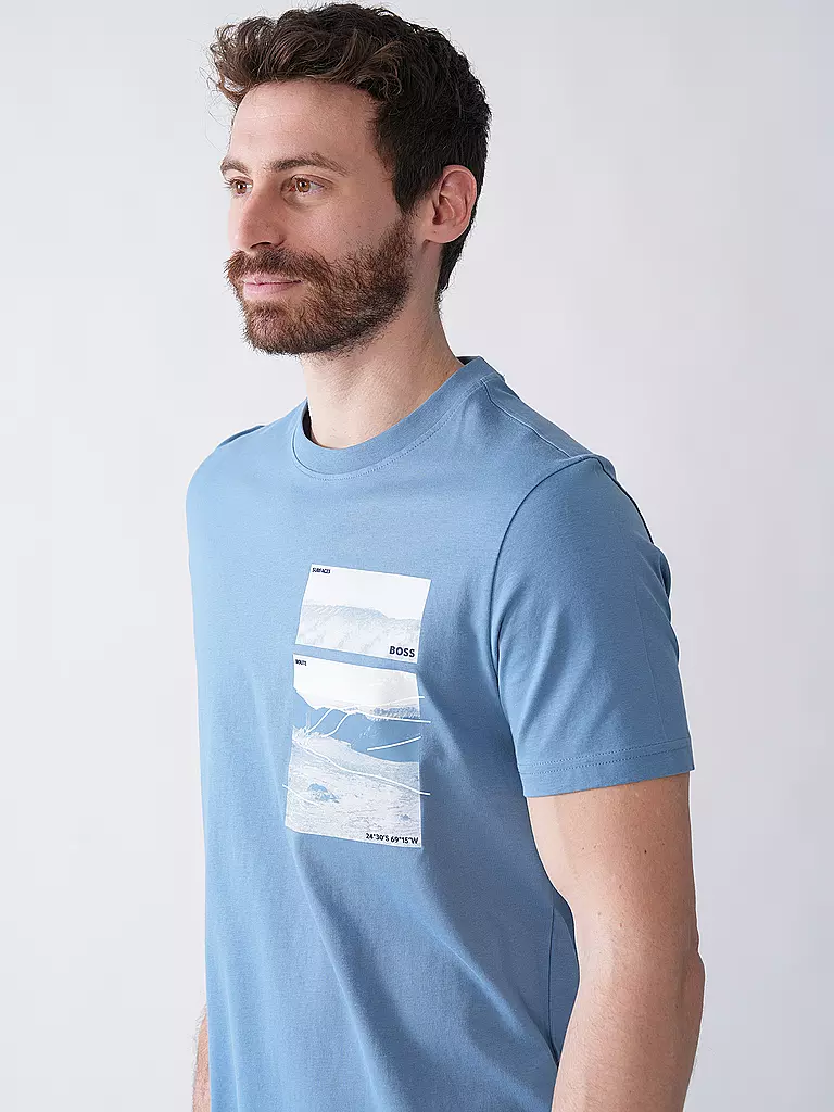 BOSS | T-Shirt TE_DUNE  | hellblau