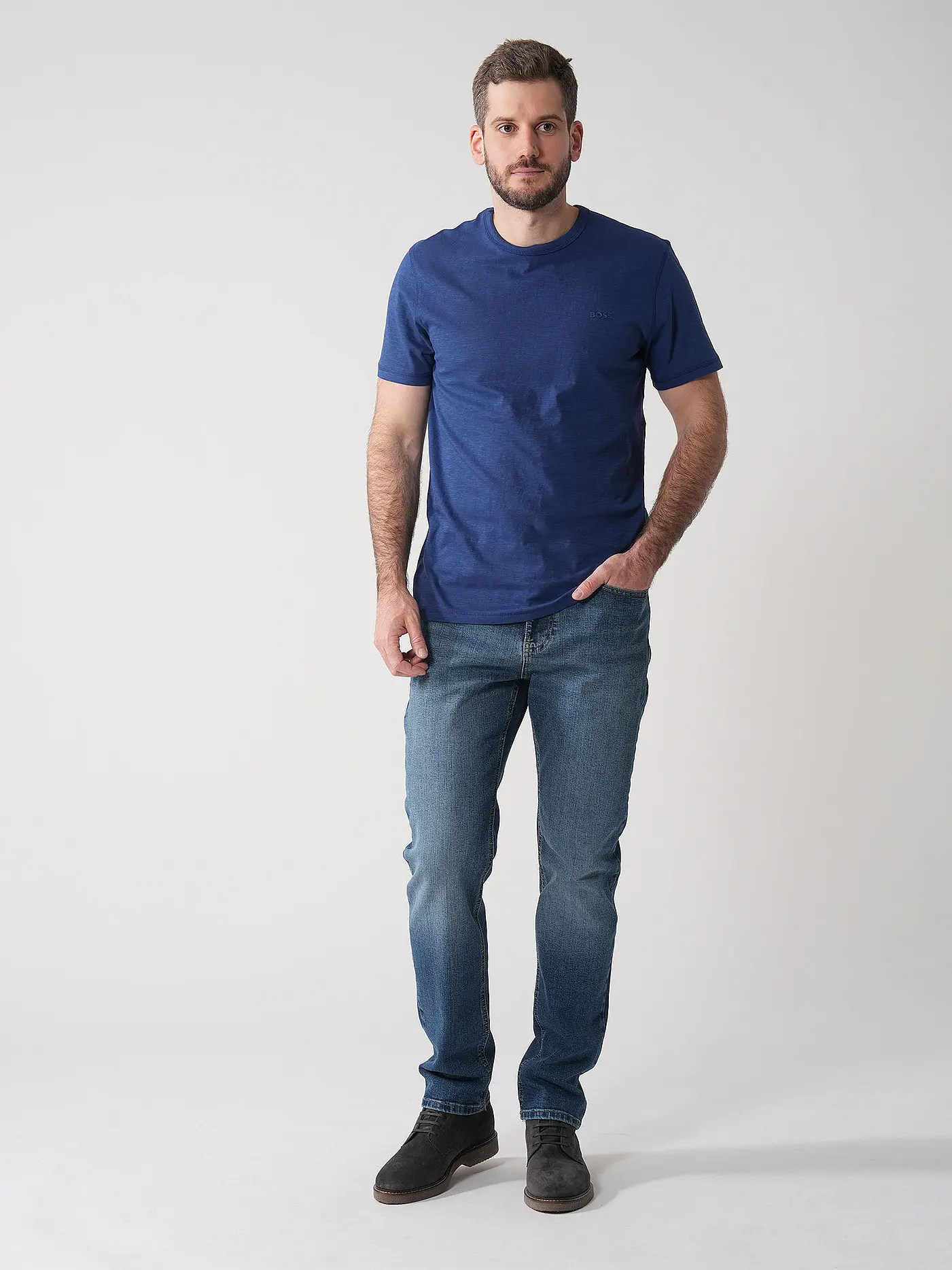 BOSS | T-Shirt TEGOOD | blau