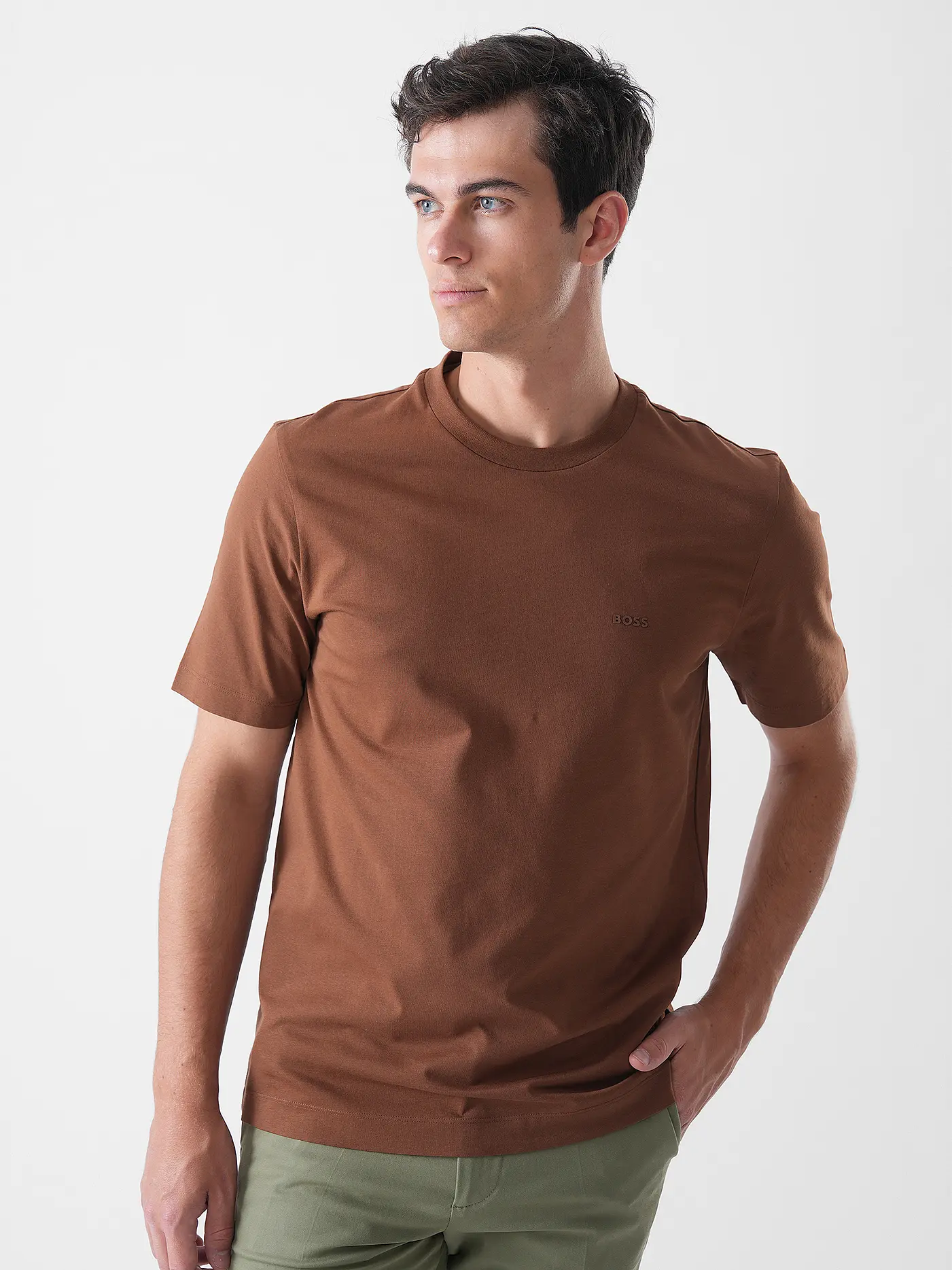 BOSS | T-Shirt THOMPSON 01 | braun