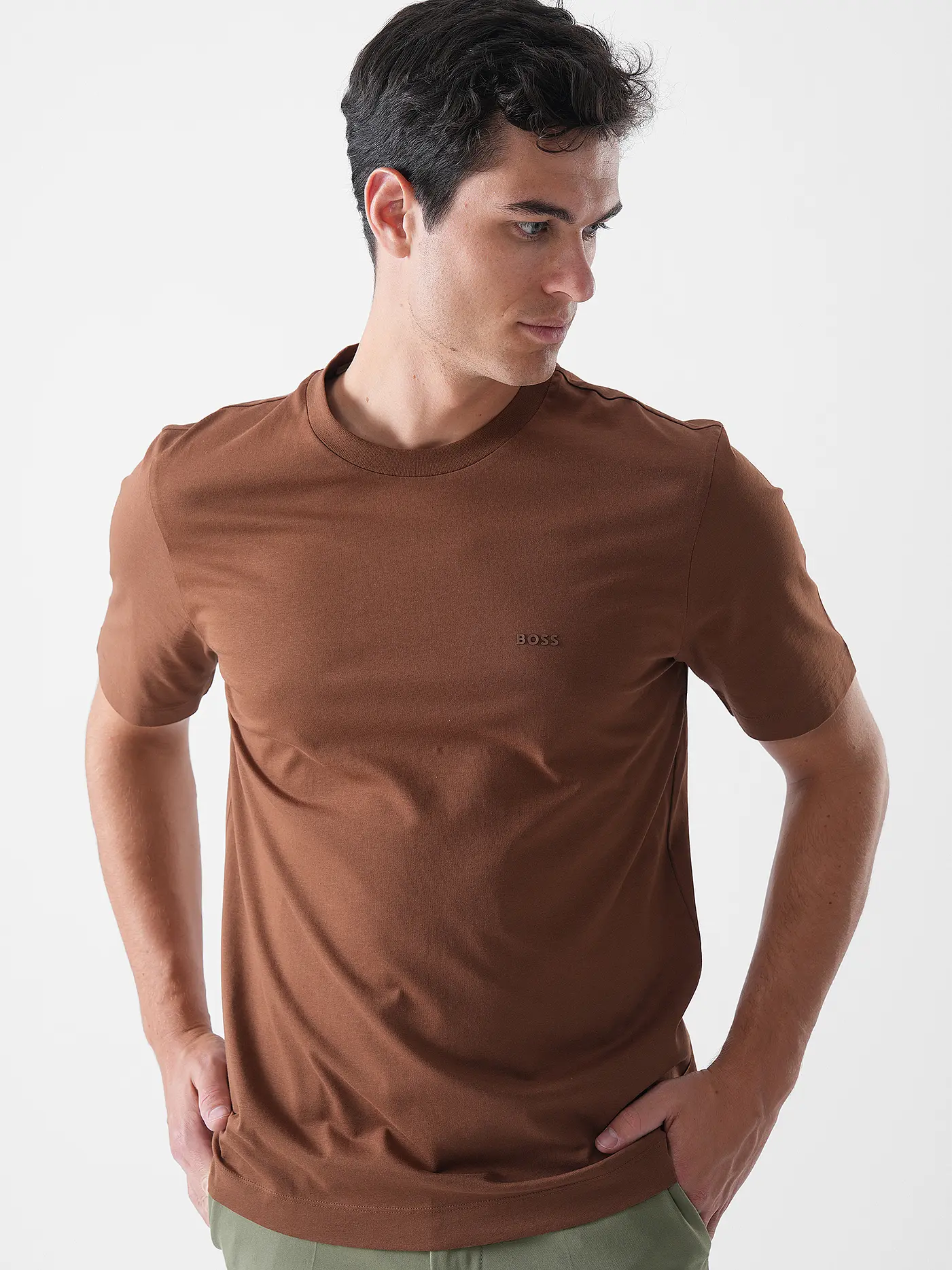 BOSS | T-Shirt THOMPSON 01 | braun