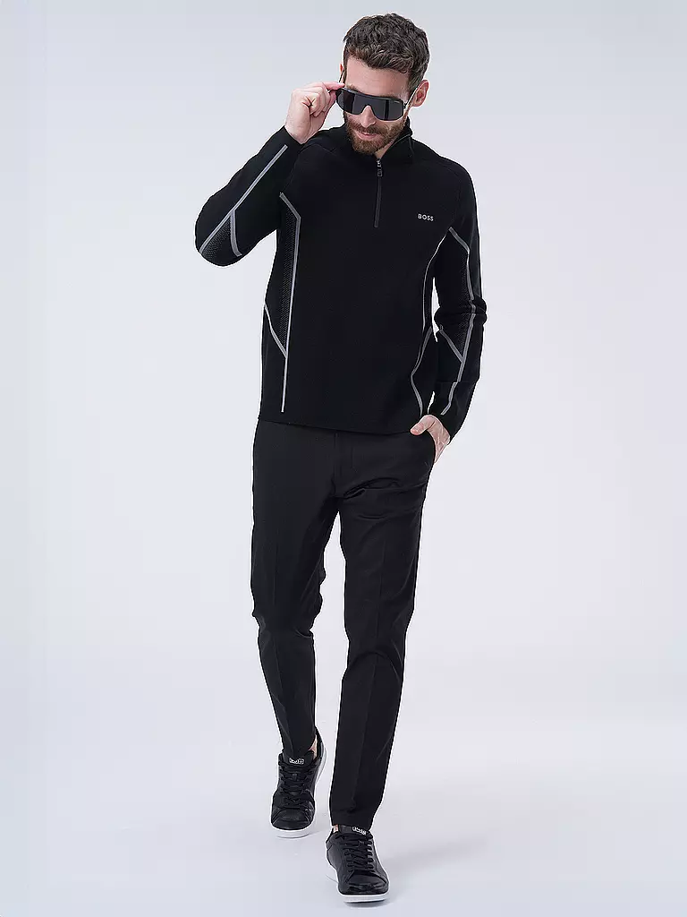 BOSS | Troyer Pullover ZARKLO | schwarz