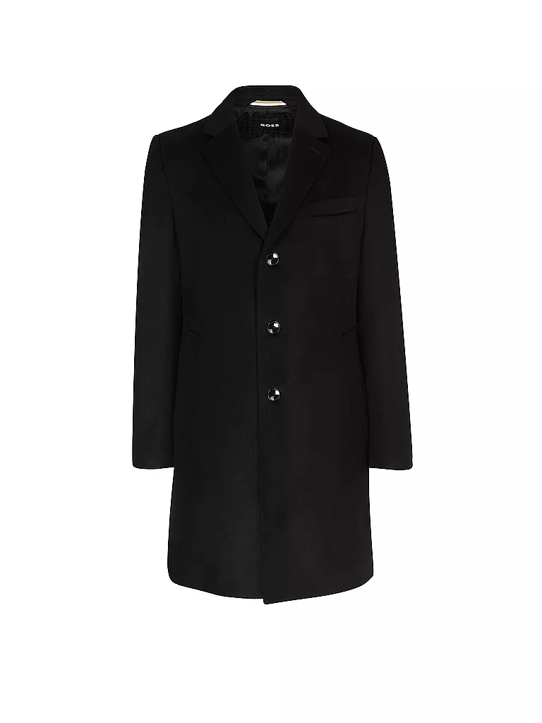 BOSS | Wollmantel  | schwarz