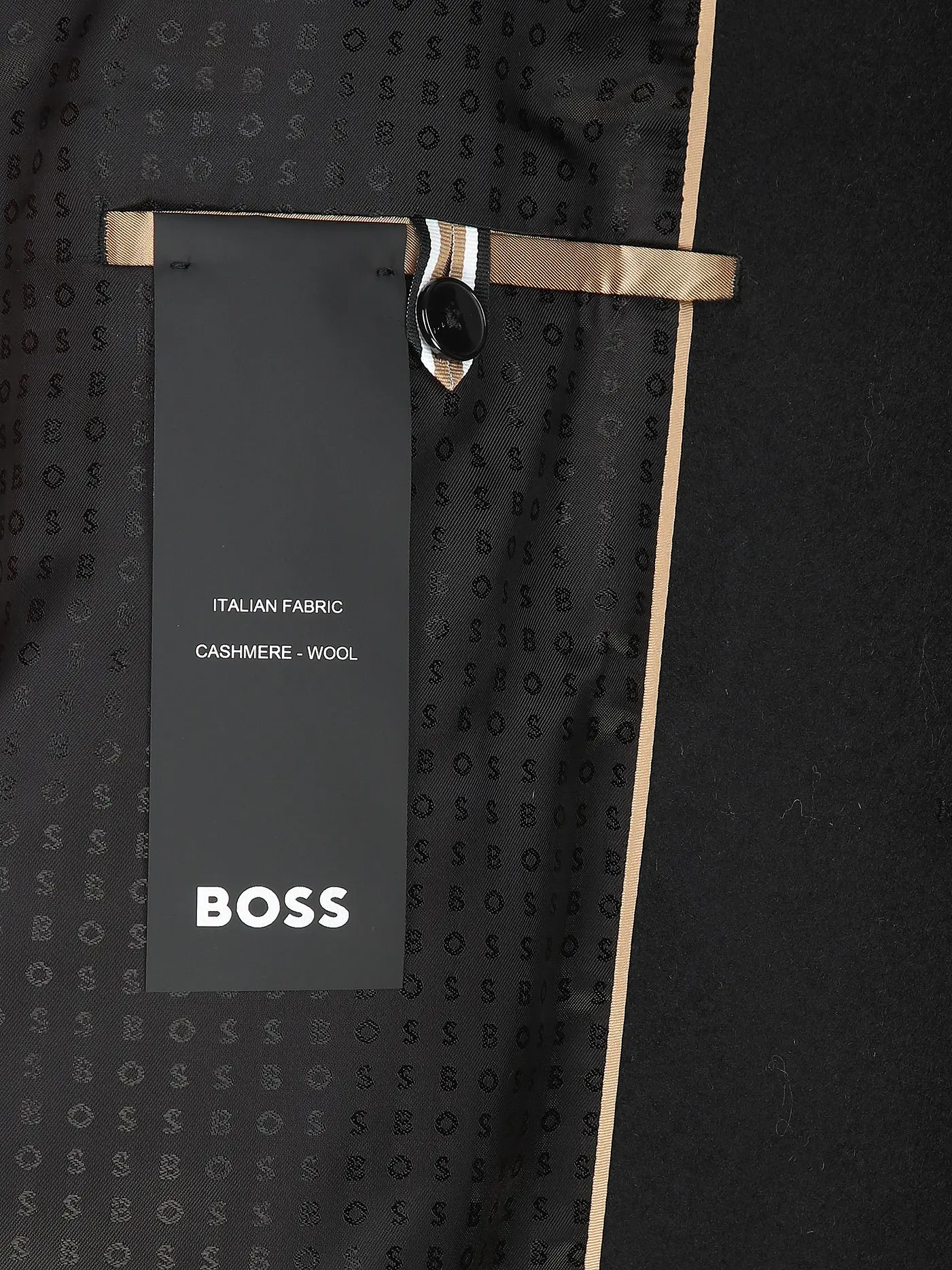 BOSS | Wollmantel HYDE | schwarz