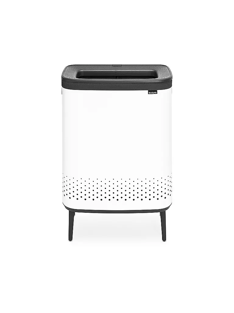 BRABANTIA | Wäschebox Bo 2x45l Weiss | weiss