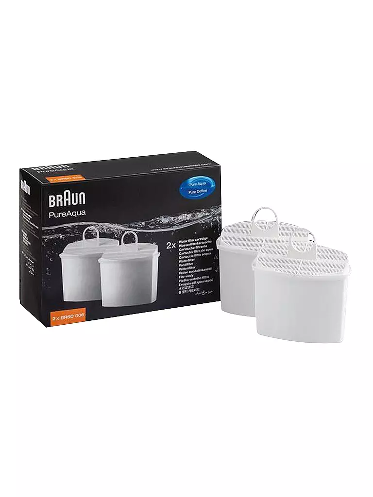 BRAUN | Wasserfilter Aroma 2er | weiss