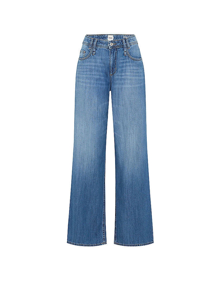 BRAX Jeans Wide Leg MORGAN blau | 44 (kurz)