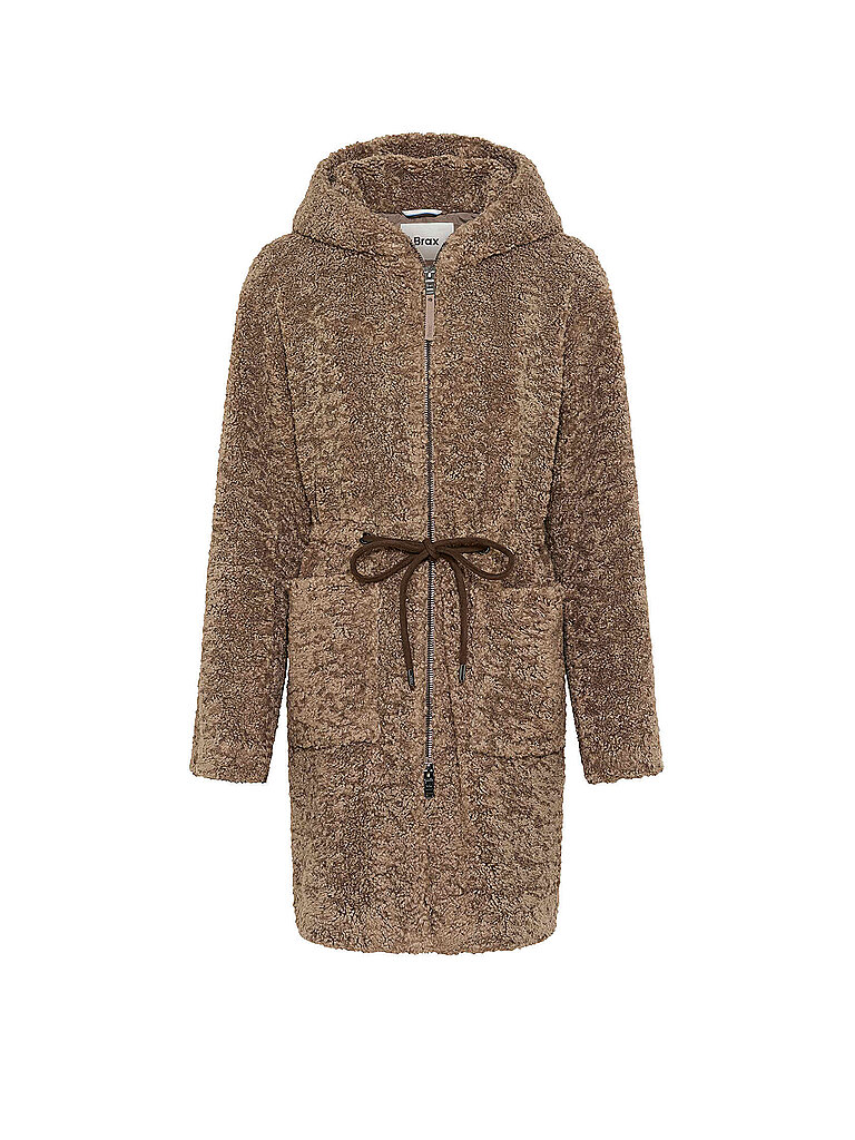 BRAX Mantel in Felloptik YASMIN camel | 34