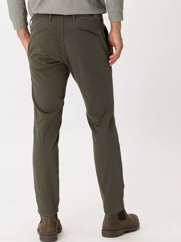 BRAX | Chino Slim Fit SLIVIO | grün