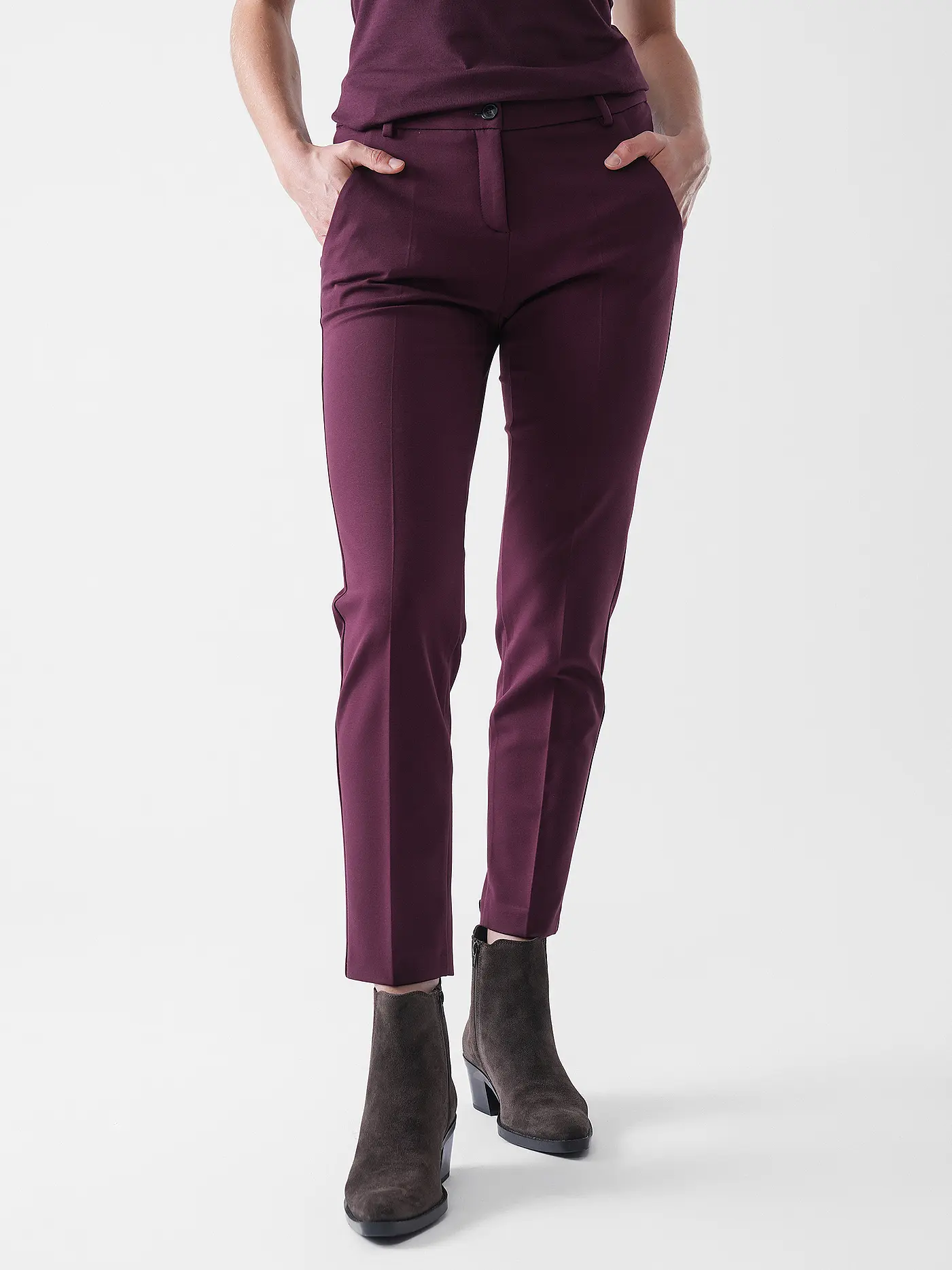 BRAX | Chino STYLE.MARON S | dunkelrot