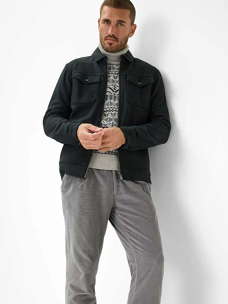 BRAX | Cordhose TINO | grau
