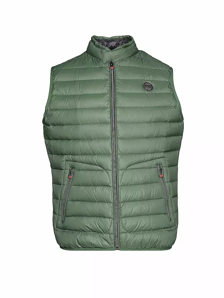 BRAX | Daunen-Steppgilet "Wing" | grün