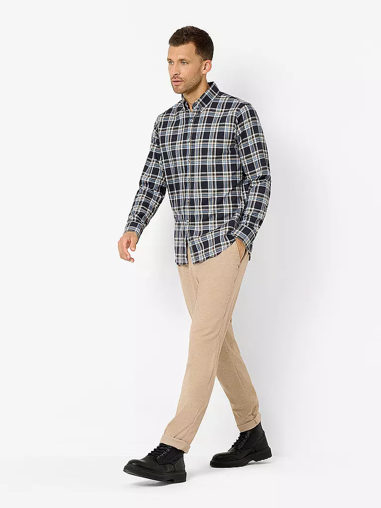 BRAX | Hemd Modern Fit DANIEL C | schwarz