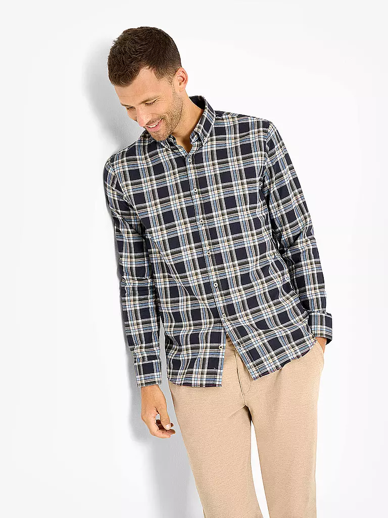BRAX | Hemd Modern Fit DANIEL C | schwarz