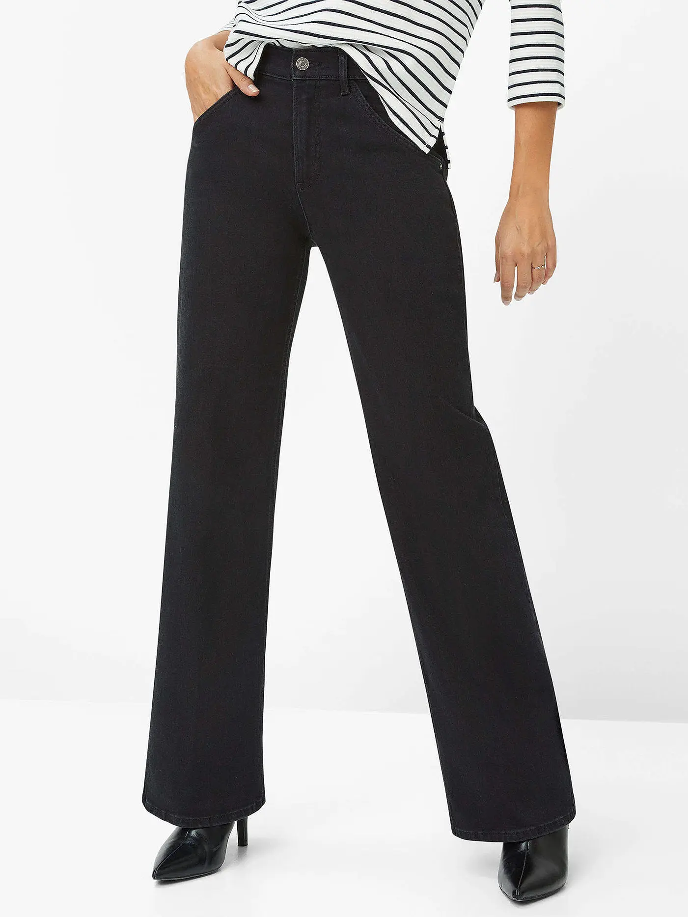 BRAX | High Waist Jeans MAINE | schwarz