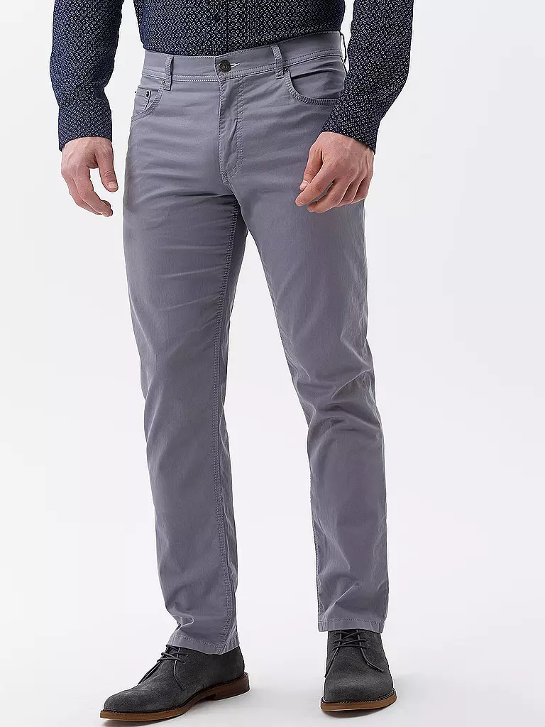 BRAX | Hose Regular-Fit "Cooper" (lang) | grau