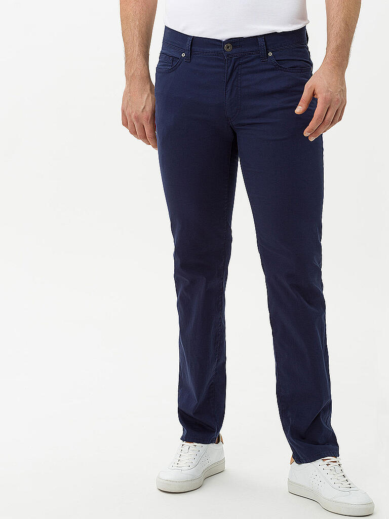 Brax Straight Fit Jeans Mit Stretch-Anteil Modell 'Cadiz' (dunkelblau
