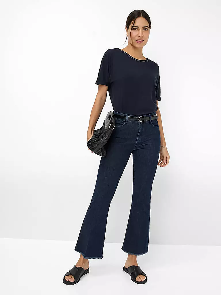 BRAX | Jeans Flared Fit SHAKIRA S 7/8 | dunkelblau
