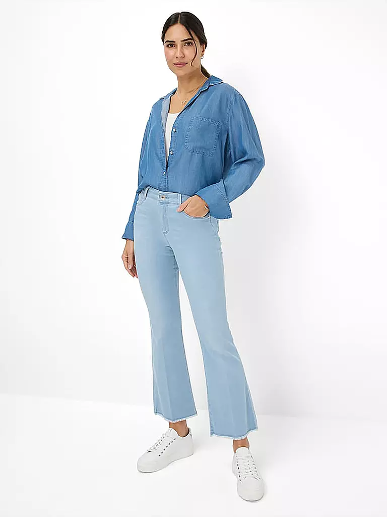 BRAX | Jeans Flared Fit SHAKIRA S 7/8 | hellblau