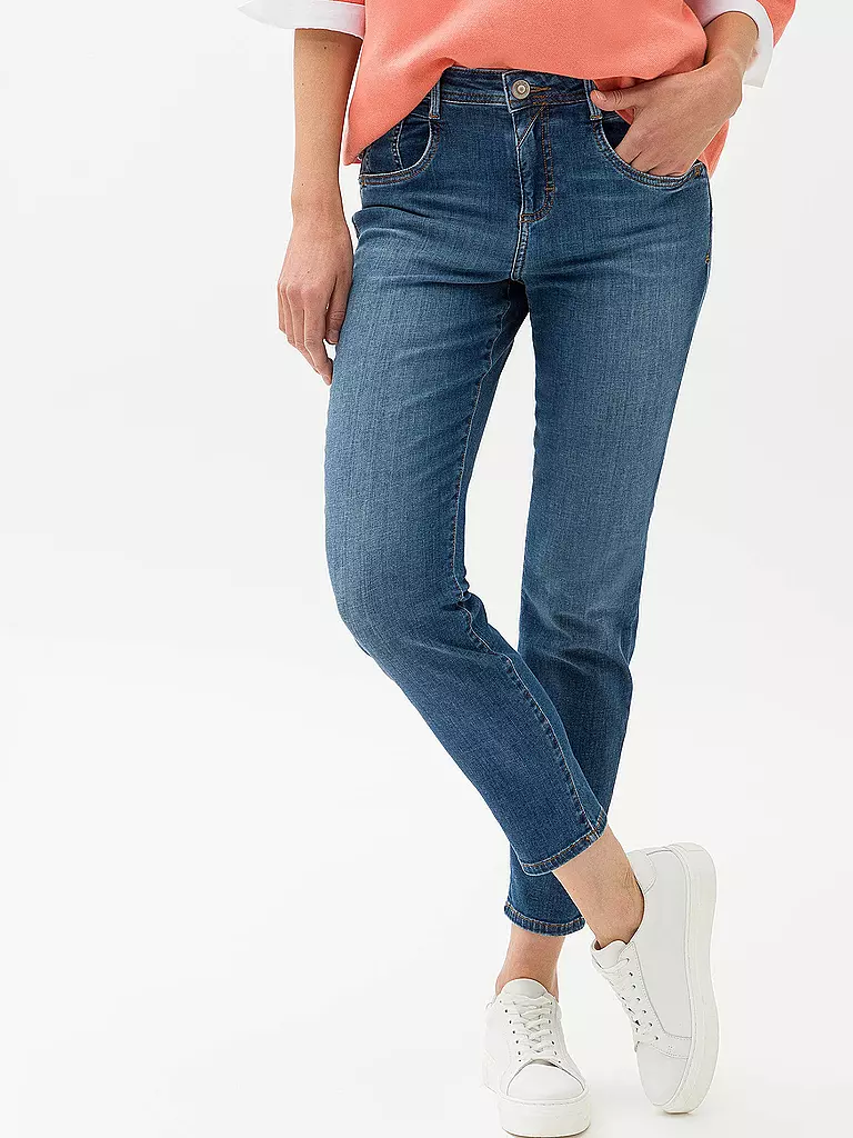 BRAX | Jeans Slim Fit 7/8 SHAKIRA S | dunkelblau