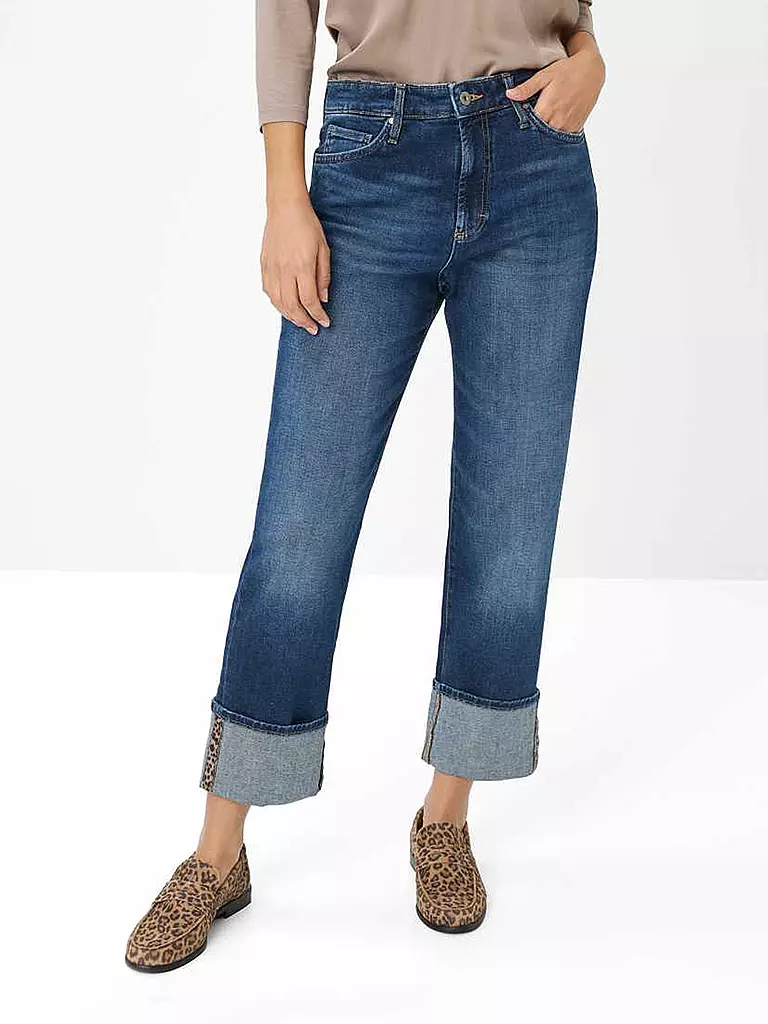 BRAX | Jeans Straight Fit 3/4 MADISON S | blau