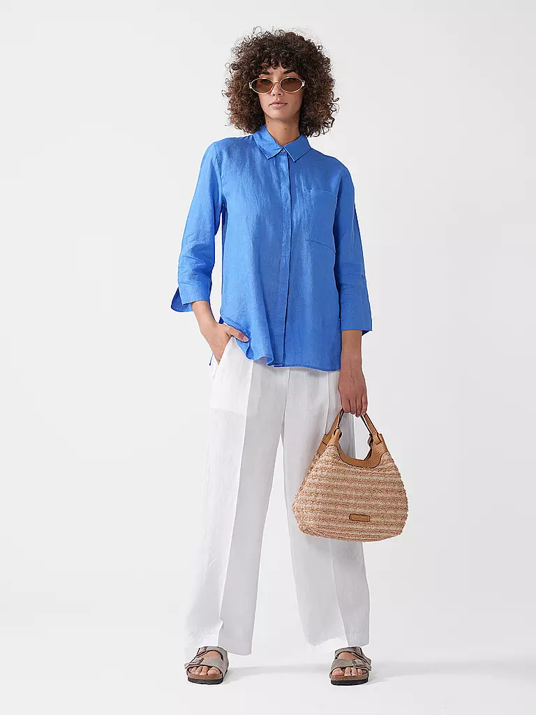 BRAX | Leinenbluse VICKI | blau