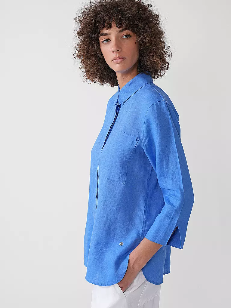 BRAX | Leinenbluse VICKI | blau