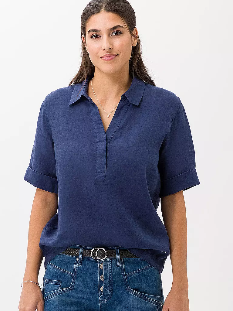 BRAX | Leinenbluse VIO | olive