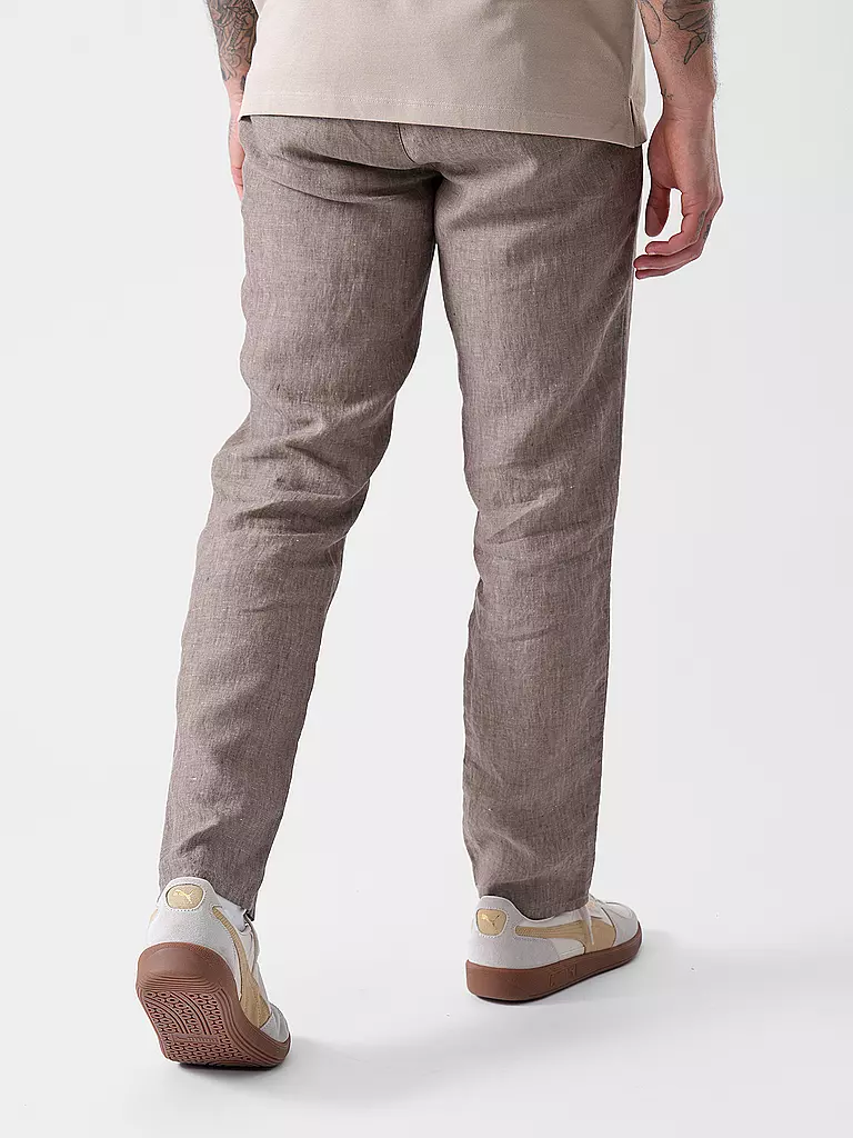BRAX | Leinenhose FABIO JOK | hellbraun