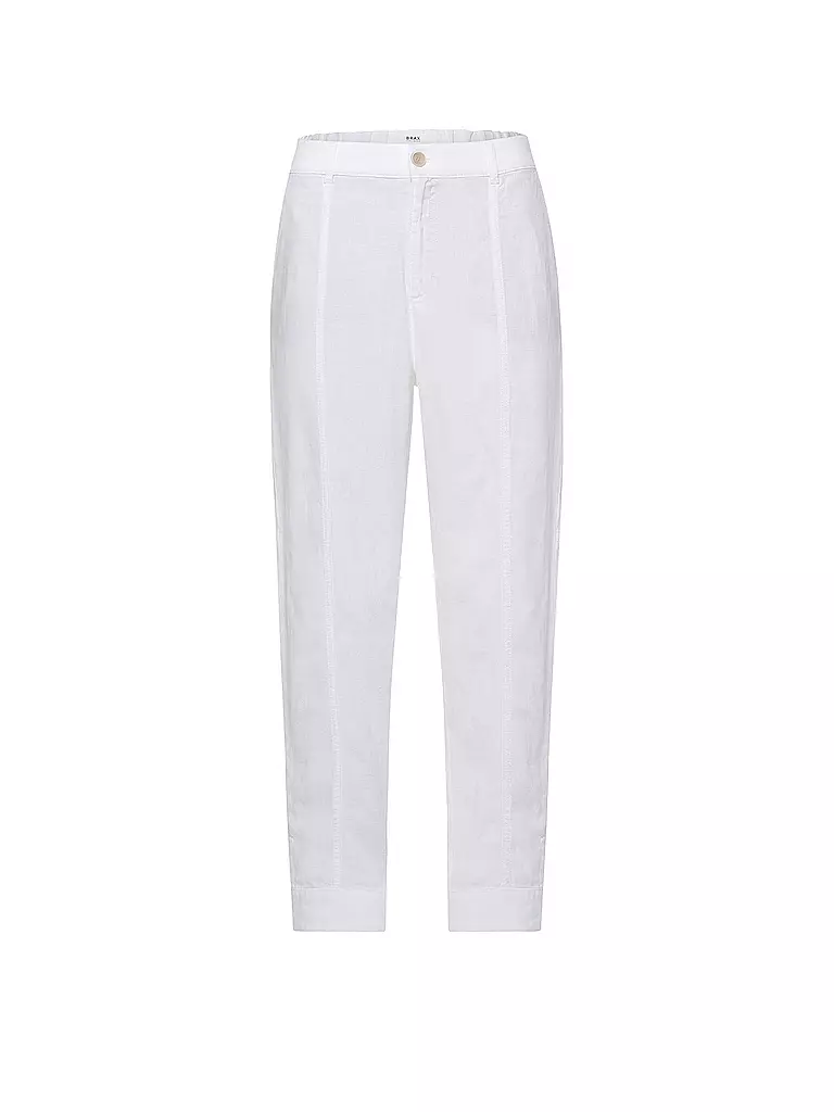 BRAX | Leinenhose Relaxed Fit MELO S | weiß
