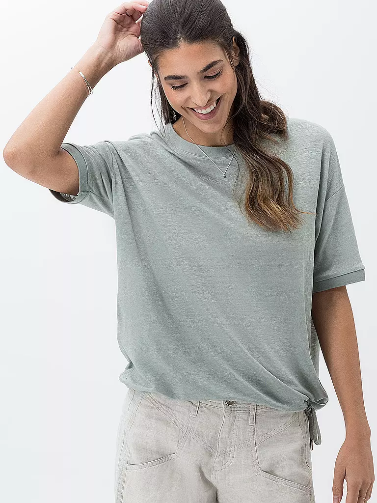 BRAX | Leinenshirt CANDICE | pink