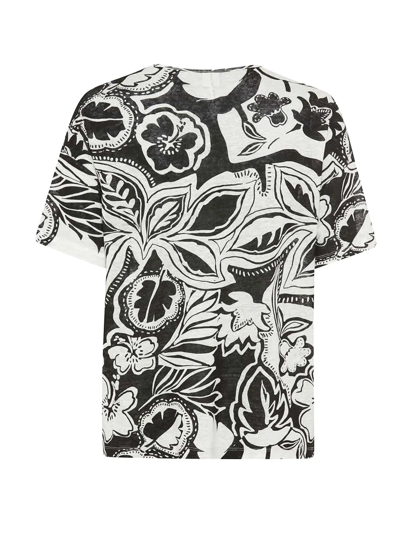 BRAX | Leinenshirt CANDICE | schwarz