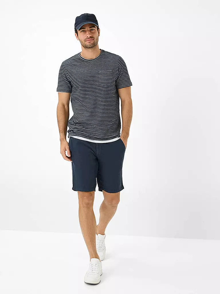 BRAX | Leinenshorts BALU | dunkelblau