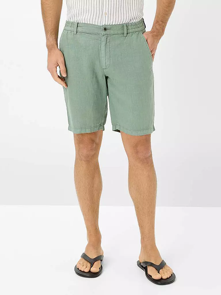 BRAX | Leinenshorts BALU | dunkelblau