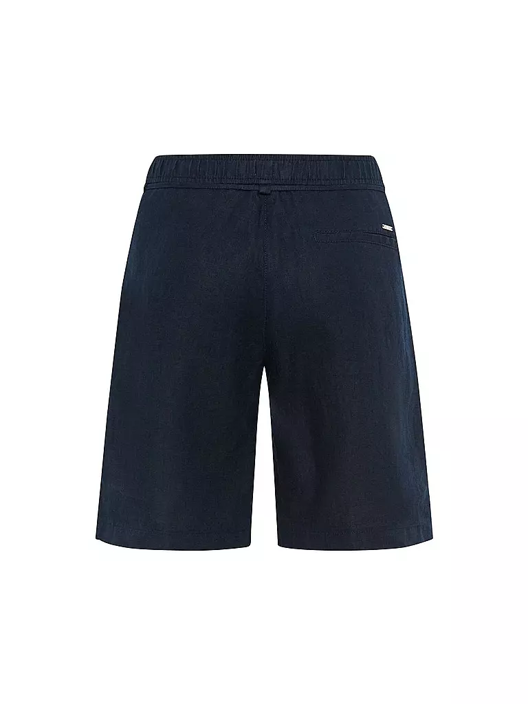 BRAX | Leinenshorts MEL B | schwarz