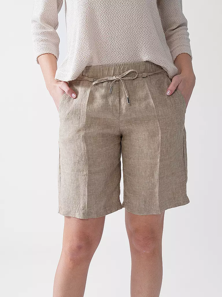 BRAX | Leinenshorts MEL B | dunkelblau