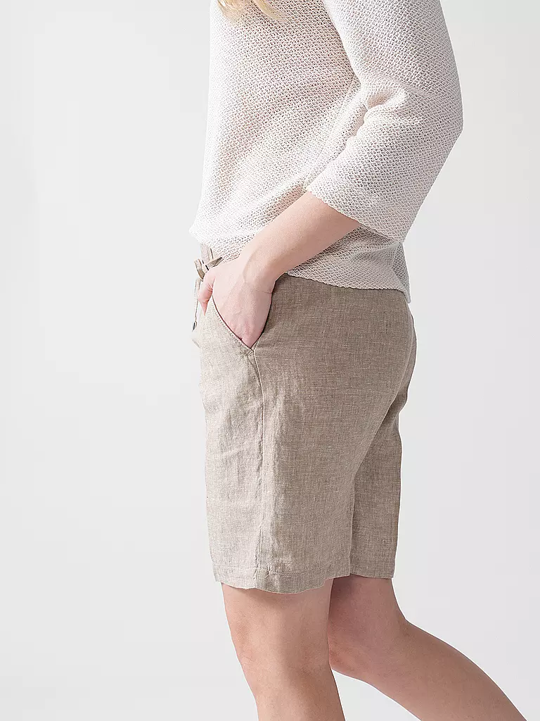 BRAX | Leinenshorts MEL B | dunkelblau
