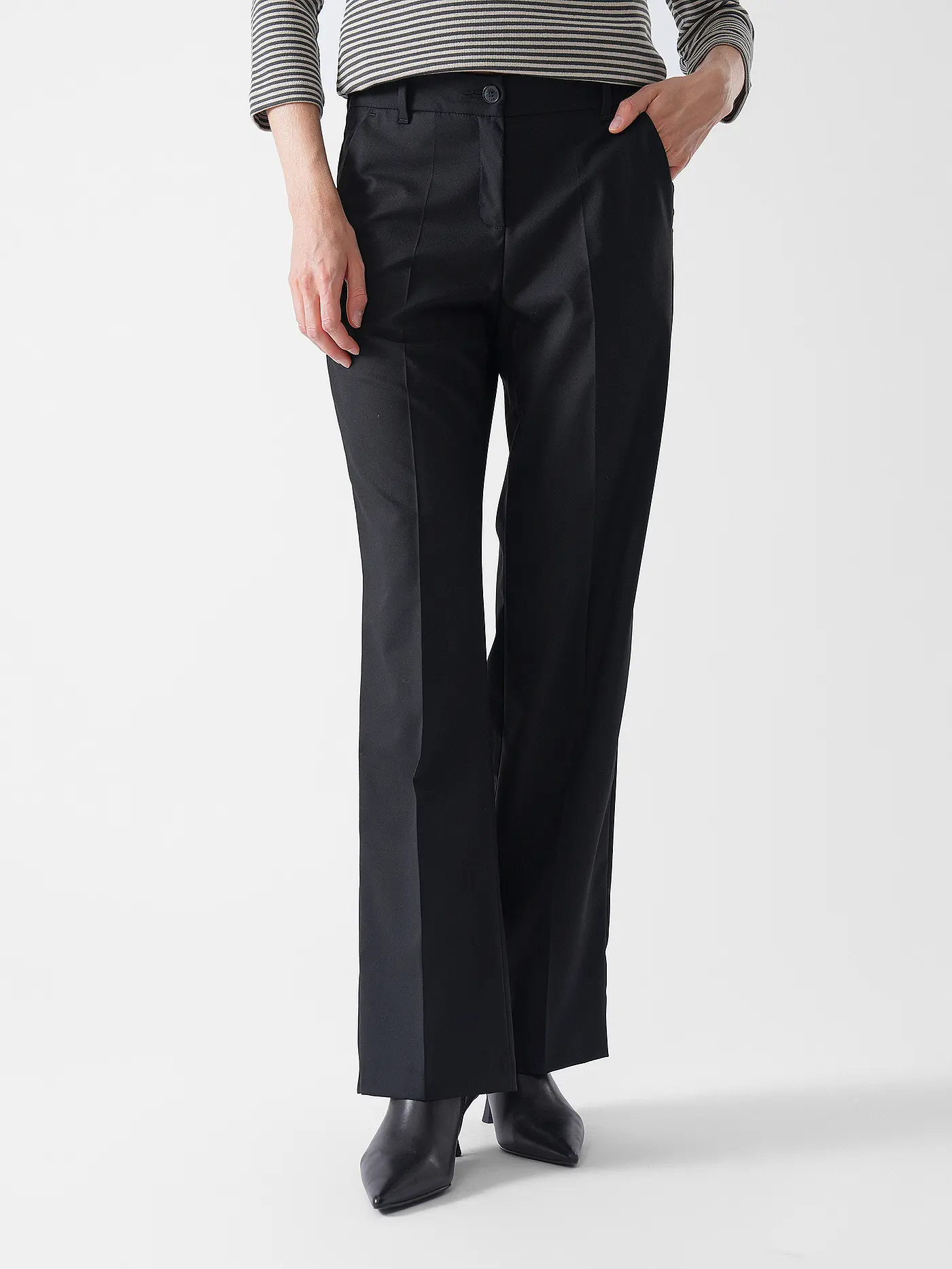 BRAX | Marlenehose MAINE | schwarz