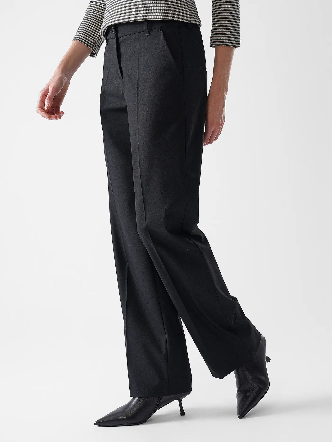 BRAX | Marlenehose MAINE | schwarz